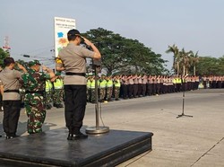 Kawasan Industri di Bekasi Dijaga Ketat TNI-Polri Jelang Pelantikan Presiden