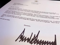 Erdogan Dikabarkan Marah, Surat Trump Dilempar ke Tempat Sampah