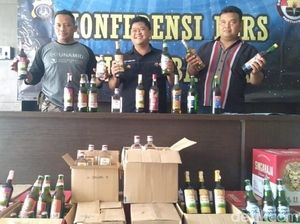 Jaga Kondusifitas Pelantikan Presiden, Polisi Razia Miras