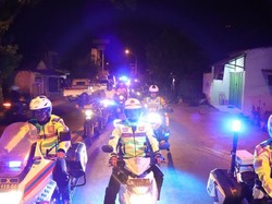 Polisi dan TNI di Ponorogo Patroli Bareng Jelang Pelantikan Presiden