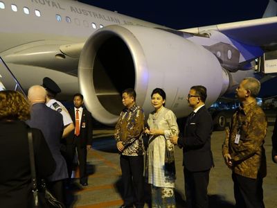 Momen Jonan Jemput PM Australia di Hari Terakhir Kabinet Kerja