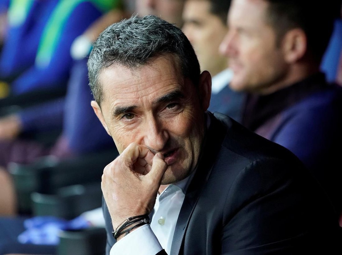 Ernesto Valverde seang Lionel Messi, Luis Suarez dan Antoine Griezmann sudah tampil sip untuk Barcelona. (Foto: Vincent West/Reuters)