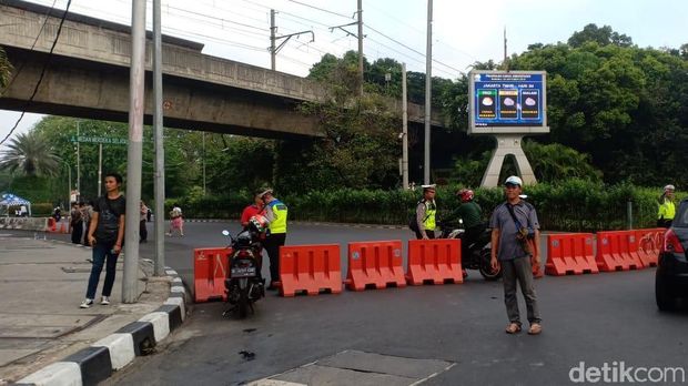 Jelang Pelantikan Presiden, Ruas Jalan Arah Istana Negara Steril