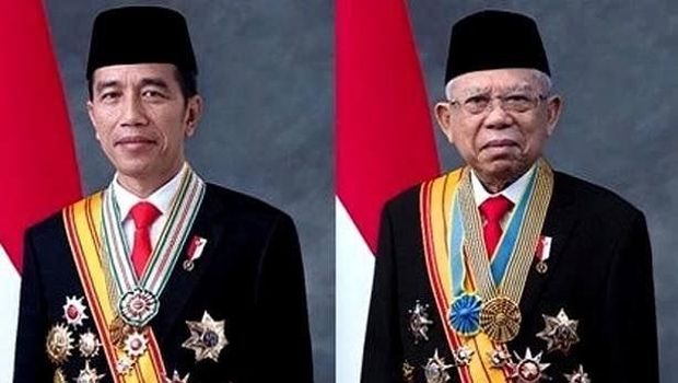 Presiden Joko Widodo dan Wakil Presiden Kiai Haji Ma'ruf Amin