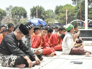 Sebelum Syukuran Pelantikan Presiden, Warga Kebumen Gelar Salat Istiqo