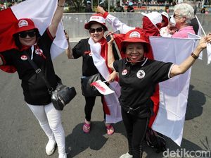Relawan Jokowi Mulai Datangi Monas
