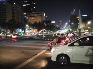 Sempat Ditutup Saat Pelantikan Jokowi, Jalan Arah Istana Kembali Dibuka Sempat Ditutup Saat Pelantikan Jokowi, Jalan Arah Istana Kembali Dibuka