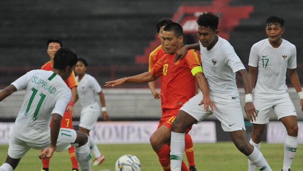 Timnas U-19 Ditaklukkan China 1-3