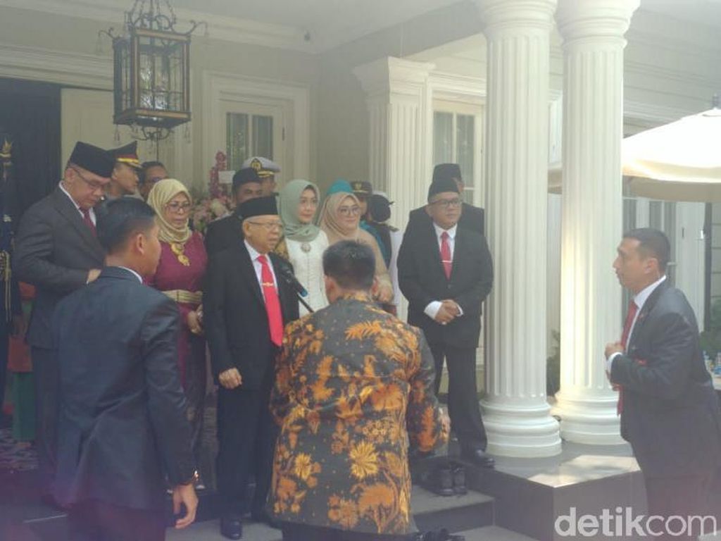 Maruf Amin Belum Bisa Tempati Rumah Dinas Wapres, Tunggu Renovasi Maruf Amin Belum Bisa Tempati Rumah Dinas Wapres, Tunggu Renovasi