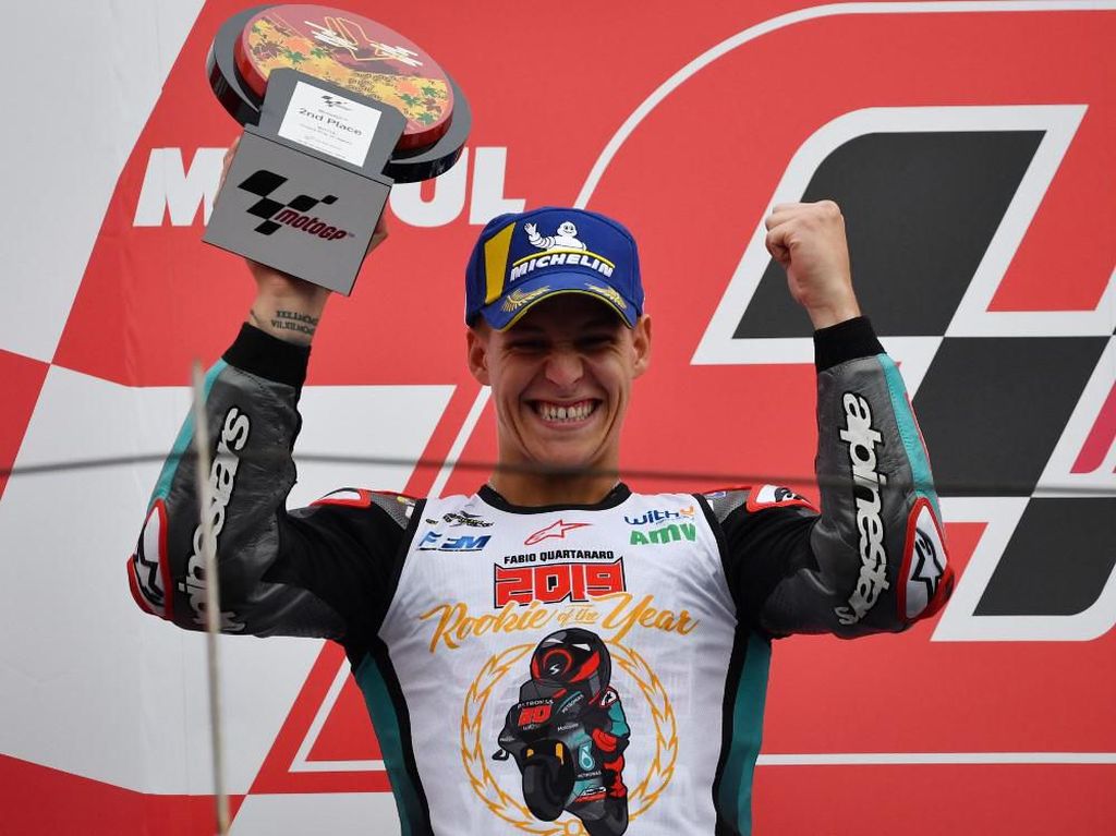 Fabio Quartararo Raih Rookie of The Year MotoGP 2019