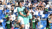 Dalam laga yang berlangsung di Stadion Mapei, Minggu (20/10/2019), kedua tim saring jual beli serangan.