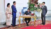 Adu Gaya Pangeran Ganteng Brunei dan Kaesang di Pelantikan Presiden 2019