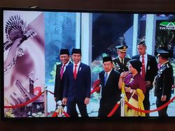 Momen Terakhir Jokowi-JK Berdampingan sebagai Presiden-Wapres
