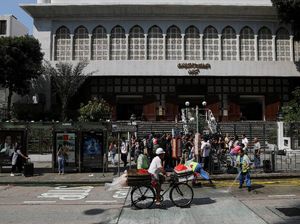 Masjid Kena Semprot Meriam Air Saat Bentrokan, Pemimpin Hong Kong Minta Maaf Masjid Kena Semprot Meriam Air Saat Bentrokan, Pemimpin Hong Kong Minta Maaf