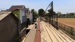 Potret Stadion Sangkuriang Cimahi yang Terbengkalai