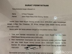Eks Bupati Serang Cerita di Balik Tanda Tangan Pembagian Jatah Cawabup