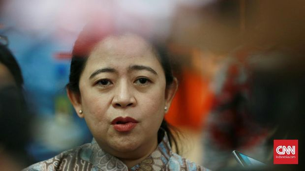 Ketua DPR RI Puan Maharani. Jakarta.  Senin 21 Oktober 2019. CNN Indonesia/Andry Novelino