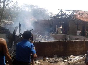 Dilalap Si Jago Merah, Bangunan Ponpes di Cianjur Rata dengan Tanah