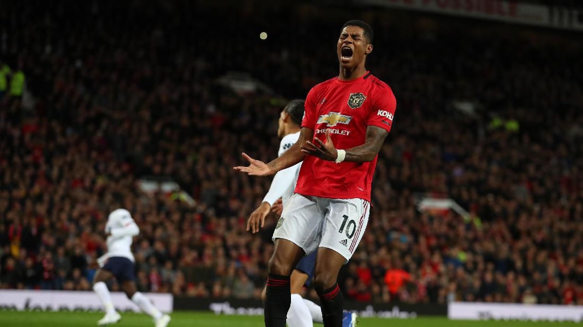 Badan Wasit Elite Liga Inggris menjelaskan mengapa VAR tak menganulir gol Marcus Rashford (Foto: Catherine Ivill/Getty Images)