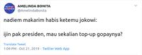 Cuitan kocak netizen untuk Nadiem Makarim