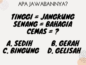Daripada Bengong, Yuk Latihan Bikin Otak Encer dengan Teka-teki Ini