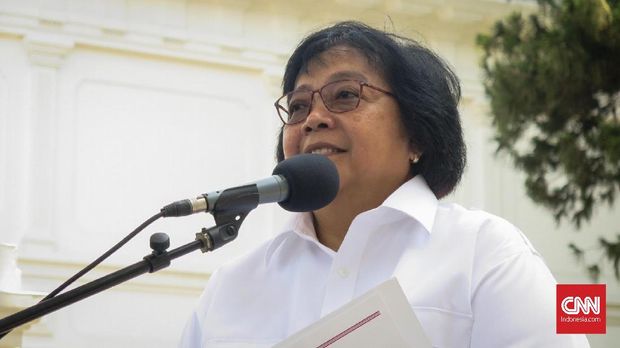 Politikus NasDem Siti Nurbaya kembali diminta Presiden Joko Widodo untuk menjadi Menteri Lingkungan Hidup dan Kehutanan, di Kompleks Istana Kepresidenan Jakarta, Selasa (22/10).