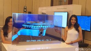 Penampakan Panel OLED Tembus Pandang LG Seharga Rp 700 Jutaan