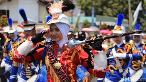 Marching Band Meriahkan Pembukaan Kejuaraan Parayalang Internasional