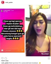 Melly Bradley menyindir Lucinta Luna