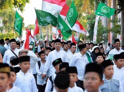 10 Ribu Santri Banyuwangi Ikuti Kirab dan Apel HSN 2019