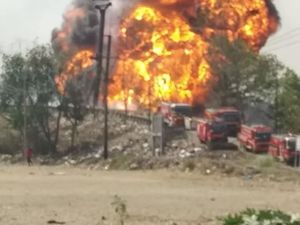 Diduga Bocor, Pipa Pertamina di Cimahi Terbakar Hebat