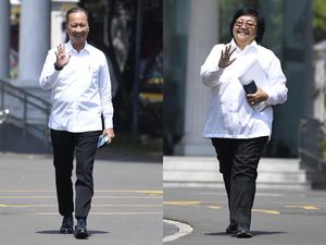 Senyum Agus Gumiwang dan Siti Nurbaya Dipanggil Jokowi ke Istana Senyum Agus Gumiwang dan Siti Nurbaya Dipanggil Jokowi ke Istana