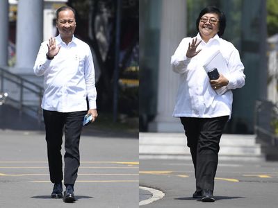 Senyum Agus Gumiwang dan Siti Nurbaya Dipanggil Jokowi ke Istana