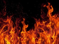 Gudang Limbah Pabrik Sepatu di Sukabumi Terbakar