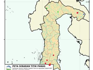 BMKG: Ada 3 Titik Panas di Sulsel yang Punya Potensi Kebakaran
