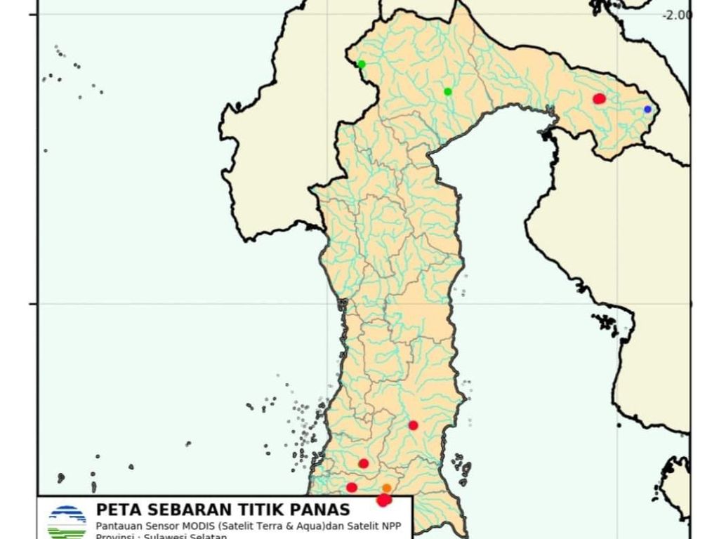BMKG: Ada 3 Titik Panas di Sulsel yang Punya Potensi Kebakaran BMKG: Ada 3 Titik Panas di Sulsel yang Punya Potensi Kebakaran