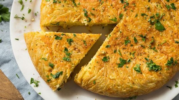 omelet mie instan yang renyah dan gurih