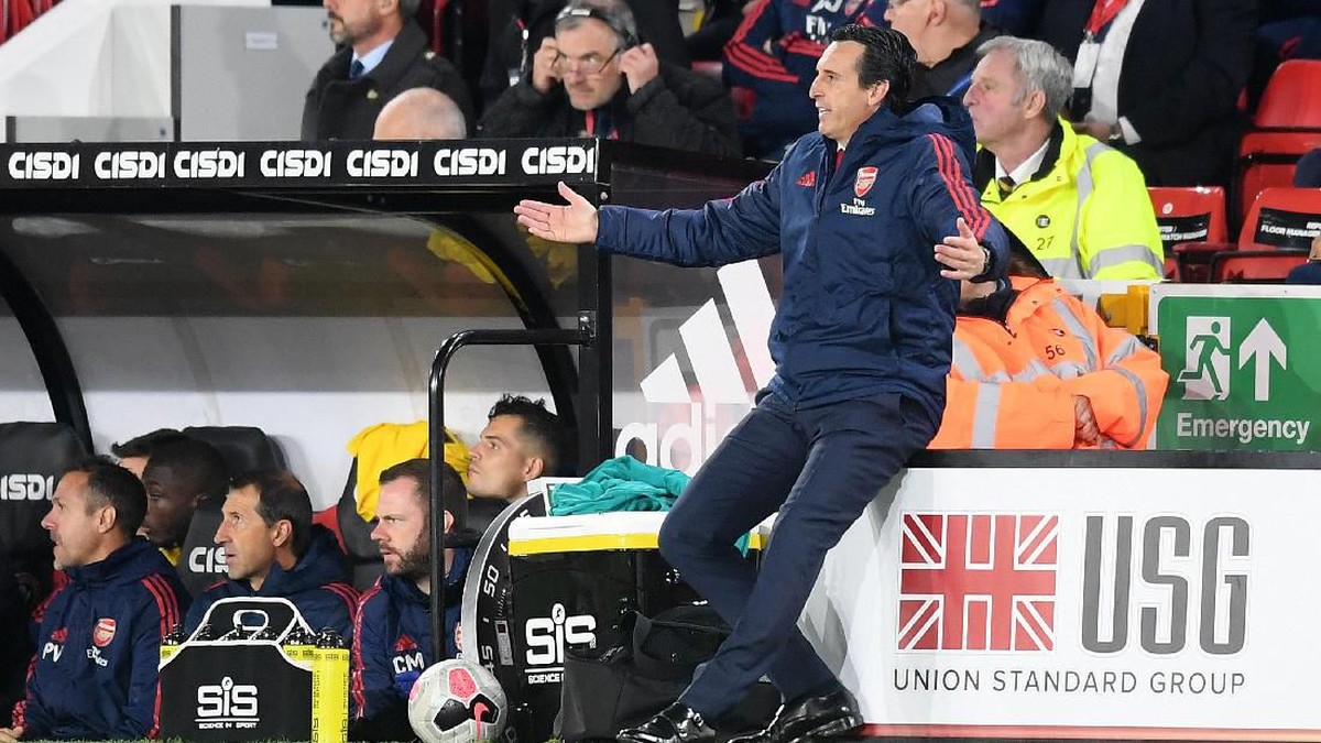 Manajer Arsenal Unai Emery. (Foto: Michael Regan/Getty Images)