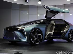 Mobil Listrik Perdana Lexus Seperti Burung Camar
