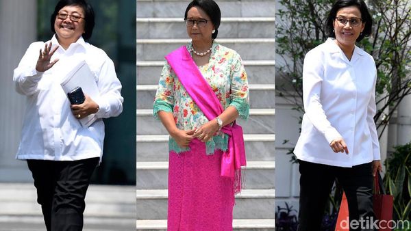 Deretan Menteri Srikandi di Kabinet Indonesia Maju