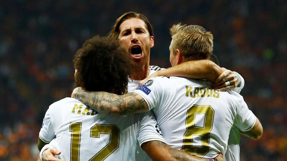 Real Madrid disebut kurang beruntung usai hanya menang 1-0 atas Galatasaray. (Foto: Kemal Aslan / Reuters)