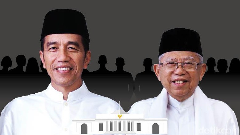 Jokowi Kenalkan Kabinet Indonesia Maju Sambil Duduk Lesehan di Istana Jokowi Kenalkan Kabinet Indonesia Maju Sambil Duduk Lesehan di Istana