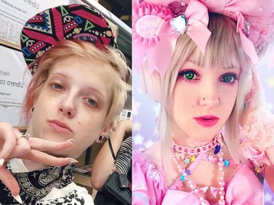 Foto: Transformasi Wanita yang Terobsesi Mirip Karakter Anime