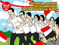 Main Terompah Panjang, Ini Ilustrasi Kabinet Indonesia Maju