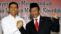 Salam Komando Wiranto dan Menko Polhukam Mahfud MD