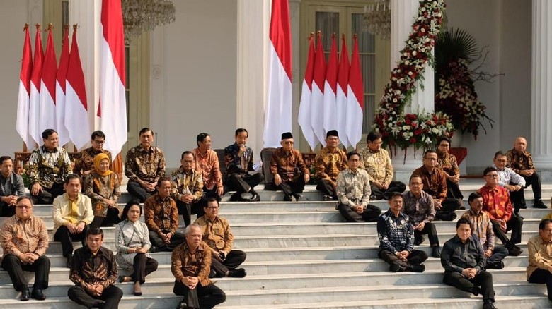 Ini Susunan Lengkap Kabinet Indonesia Maju Jokowi-Maruf