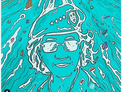 Hari Prast Beri Penghormatan pada Bu Susi, Wajahnya Tersenyum di Lautan