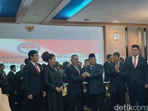 Resmi Sertijab, Menhan Prabowo dan Ryamizard Salam Komando