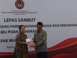 Lepas Sambut, Puan Maharani Ingatkan Muhadjir Tugas Berat Menko PMK