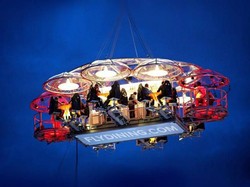 Konsep Restoran Unik Tawarkan Sensasi Makan di Atas Ketinggian 50 Meter